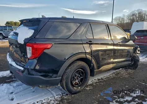 2022 Ford Explorer Police Interceptor z USA, uszkodzony, nr VIN 1FM5K8AW4NNA04009